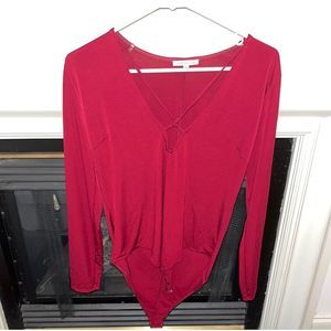 Burgandy Body Suit XL